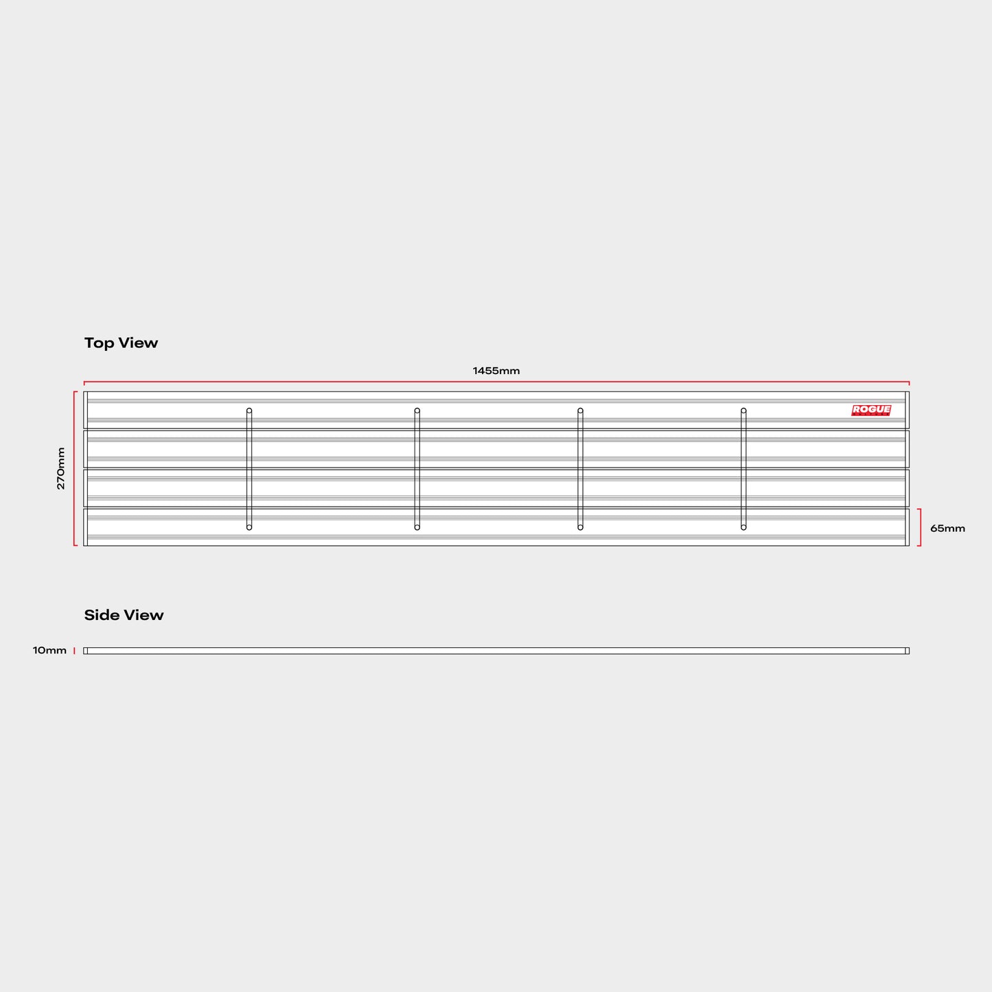 The Foldable Caravan Outdoor Shelf product size dimensions and specifications.